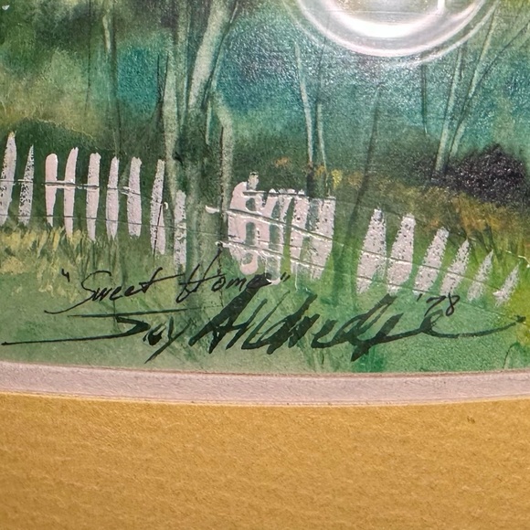 JOY ALLDREDGE ORIGINAL WATERCOLOR PAINTING “Sweet Home” FRAMED 78 - Picture 3 of 8